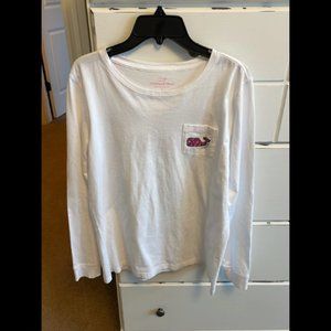 Womens nwt Vineyard Vines Size small white long sleeve shirt